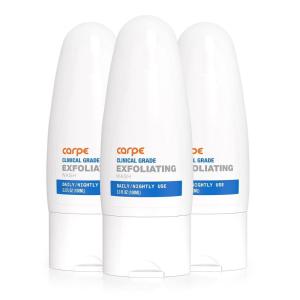 imageCarpe Exfoliating Underarm Scrub with Odor Protection Underarm Exfoliator to Improve Deodorant Performance  Energizing Minty Fresh Smell  Armpit Scrub for Women and Men33 Fl Oz Pack of 3