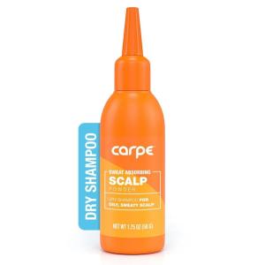 imageCarpe NEW LARGER Sweat Absorbing Scalp Powder  Non Aerosol Dry Shampoo for Women ampamp Men  Residue Free Oily Hair Treatment  Use Between Washes