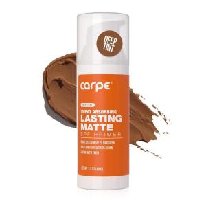 imageCarpe Primer Face Makeup Base New Zinc Mineral Sunscreen SPF 30 Lasting Matte Primer For Oily Skin And Tinted SunscreenDeep Tint