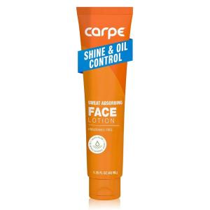 imageCarpe Sweat Absorbing Face Lotion for Oily Skin Control Mattifying Face Lotion with Moisturizing Hyaluronic Acid and Squalane Fragrance Free 135 oz